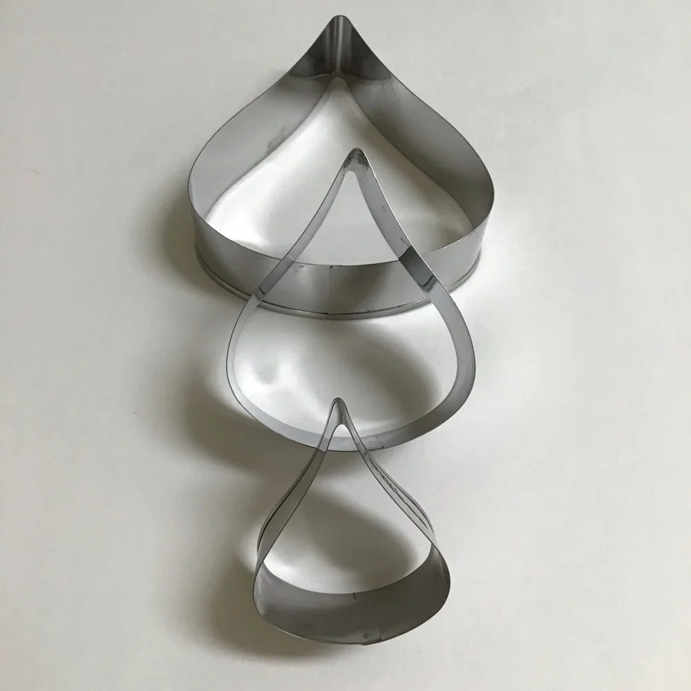Hershey’s Kisses Cookie Cutter 3-PC NESTING SET Hershey's Brand Teardrop Crafts